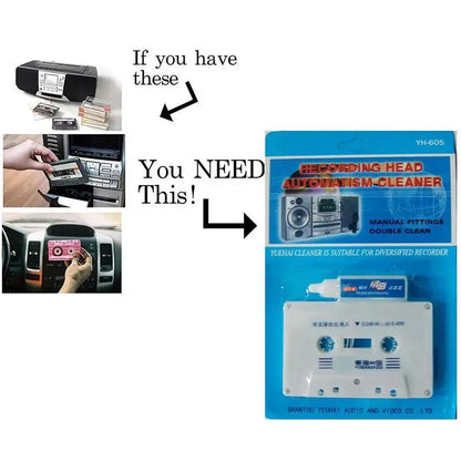 Cassette Tape Head Cleaner Demagnetizer Kits Audio Deck Huishoudelijke Tape Player Reinigingsproducten Recorder Reiniger Vloeist