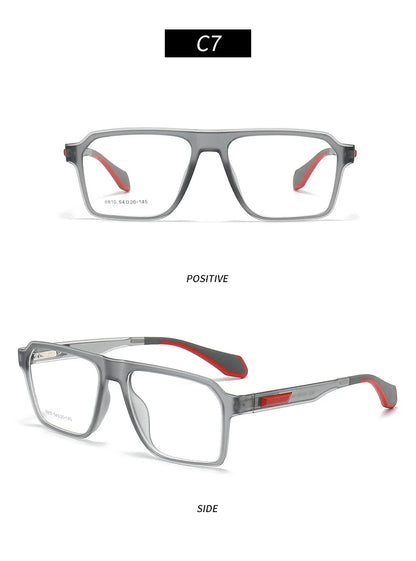 2024 New Sports Glasses Fashion Square Cycling Men's Glasses Frame Ultra-light  Optical Prescription Eyeglass Frame Women 6810