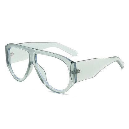 Big Frame Pilot Reading Glasses Frame Women Classic Oversized Prescription Eye Glasses Frame Brand Computer Eyeglasses Unisex