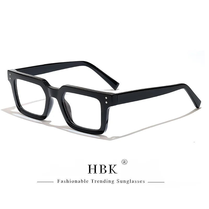 HBK Fashion Glasses Frames for Men TR90 Square Anti Blue Light Women's Daily Simple Business Glasses Optical Eyeglasses Frame