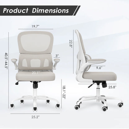 Office Chair, Mesh Ergonomic Office Chair with Lumbar Support, Comfy Computer Desk Chair