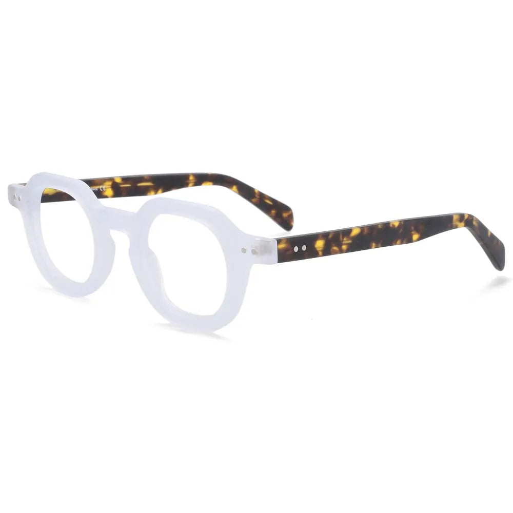 49875 Retro Anti Blue Light Acetate Optical Glasses Frames Men Women Fashion Computer Eyeglasses Customized Reading Glasses