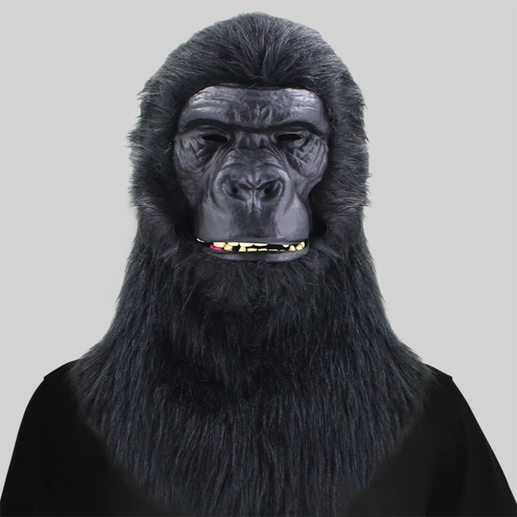 Full Face Gorilla Mask With Moving Mouth For Halloween Cosplay Full Heads Mask Halloween Masks Party