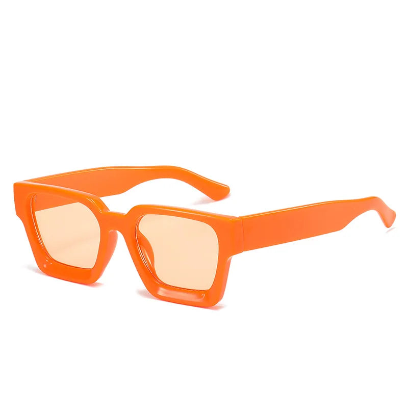 JNPCXI Fashion Square Women Luxury Sunglasses Retro Green Brand Designer Men Trending Sun Glasses Shades UV400