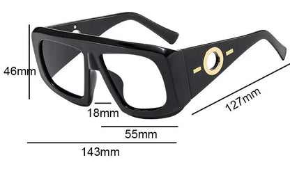 Big Square Anti Blue Light Reading Glasses Elegant Luxury Green Purple Gradient Eyeglasses Frames Prescription Hyperopia Eyewear