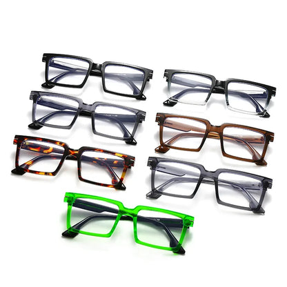 Square Women Reading Eyeglass Fashion Progressive Glasses Man's Myopia Eyewear Customized Prescription Lenses