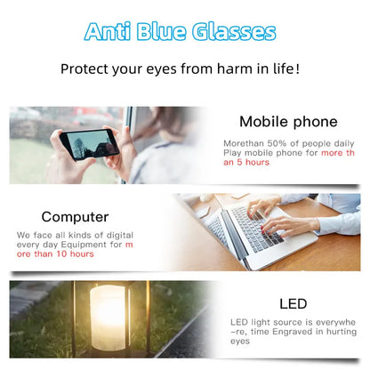 KOCOLIOR 2024 New Square Alloy Anti Blue Light Reading Glasses for Man and Woman Personalized and Fashionable Presbyopia Glasses