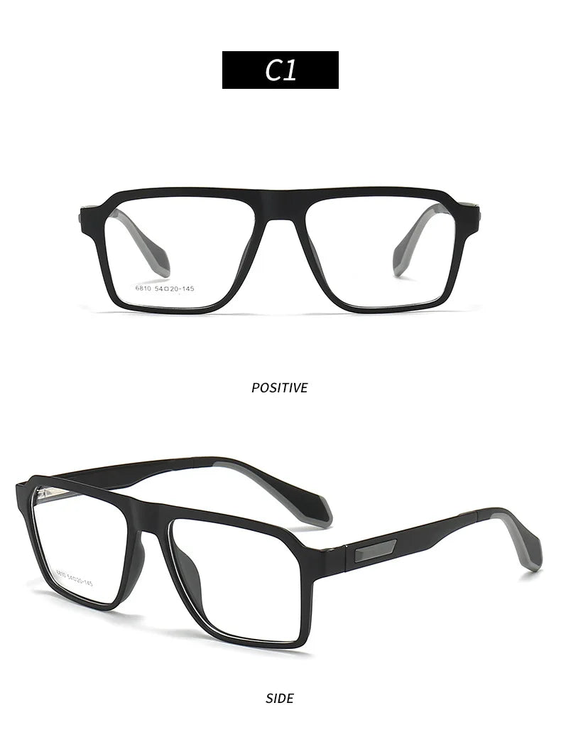 2024 New Sports Glasses Fashion Square Cycling Men's Glasses Frame Ultra-light  Optical Prescription Eyeglass Frame Women 6810