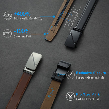 Men Leather Belt Automatic Buckle Belt Fashion Alloy Belts Genune Leather Luxury Belts for Men Business Luxury Designer Clothes