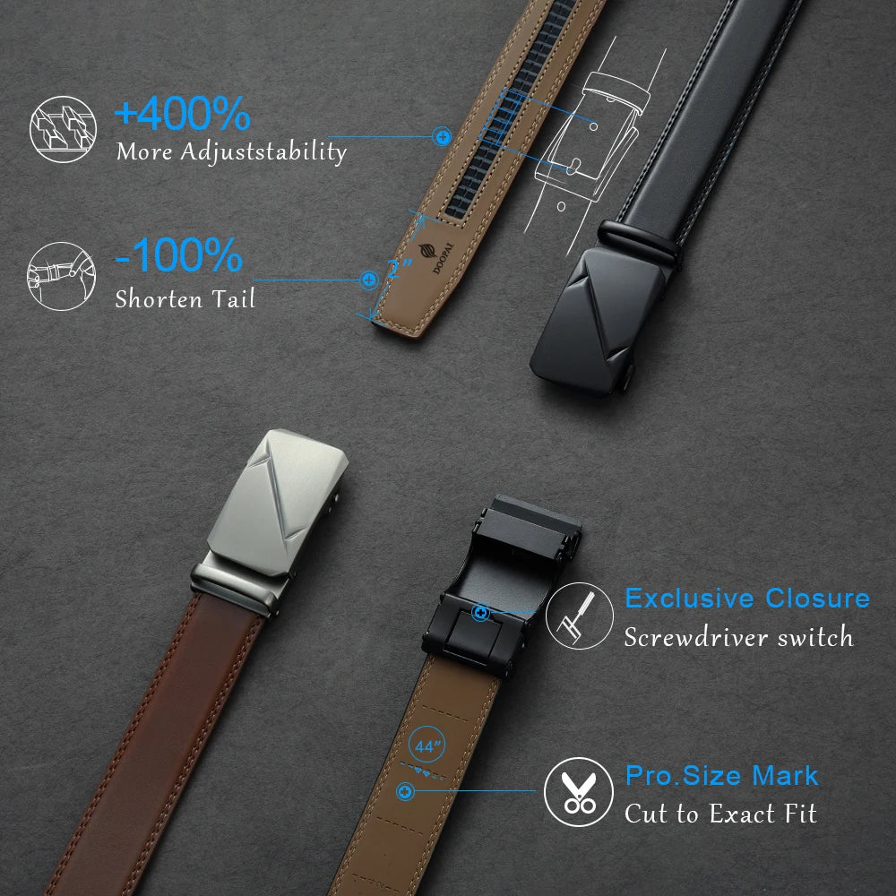 Men Leather Belt Automatic Buckle Belt Fashion Alloy Belts Genune Leather Luxury Belts for Men Business Luxury Designer Clothes