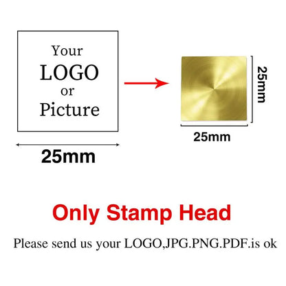 Custom Stamps Metal Stamps Wax Seals Stamps Customize Your Own Logo Gift Stamps Invitation Stamps Personalized Wedding Stamp