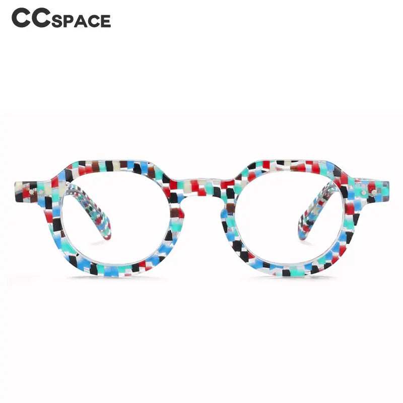 49875 Retro Anti Blue Light Acetate Optical Glasses Frames Men Women Fashion Computer Eyeglasses Customized Reading Glasses