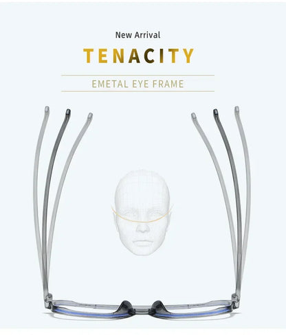 Transparent Computer Glasses Frame Women Men Anti Blue Light square Eyewear Blocking Glasses Optical Spectacle