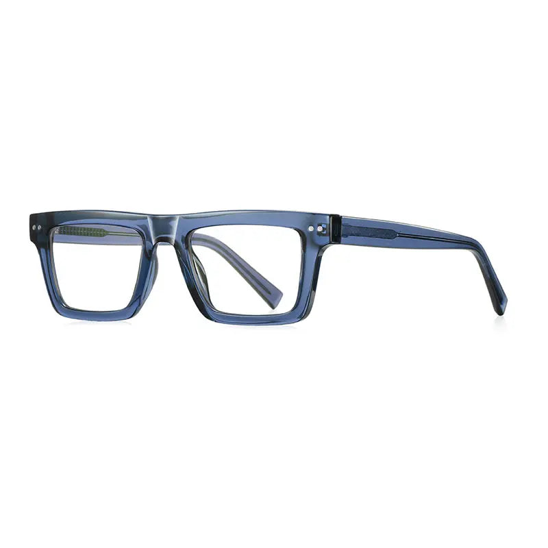 57176 Fashion Optical Spectacle Frames Men Popular Spring Hinge Glasses Frame Women Trend Square Transparent Eyeglass