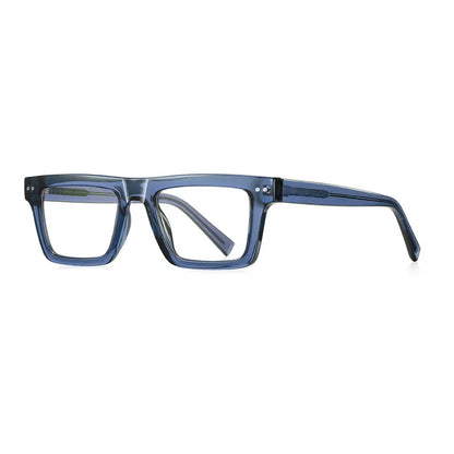 57176 Fashion Optical Spectacle Frames Men Popular Spring Hinge Glasses Frame Women Trend Square Transparent Eyeglass