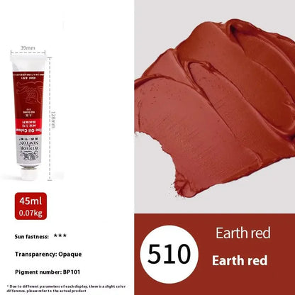 Winsor & Newton 45ML Oil Paint,Colorful Professionals Artist Drawing Tools for Canvas Wood,Crafts,Paper Art Stationery Supplies