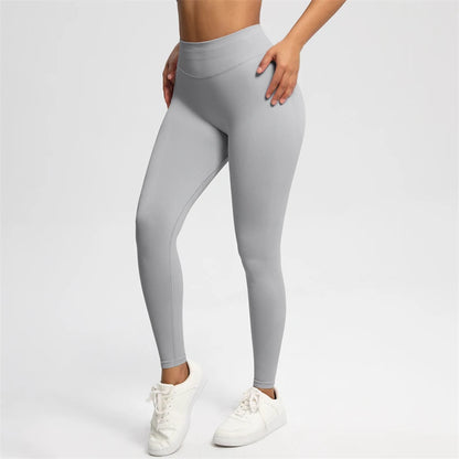 2025 Bum Shaping Leggings Impact Women Seamless Sports Yoga Pants Low Ribbed Band Gym clothes Fitness Workout Scrunch Butt Tight