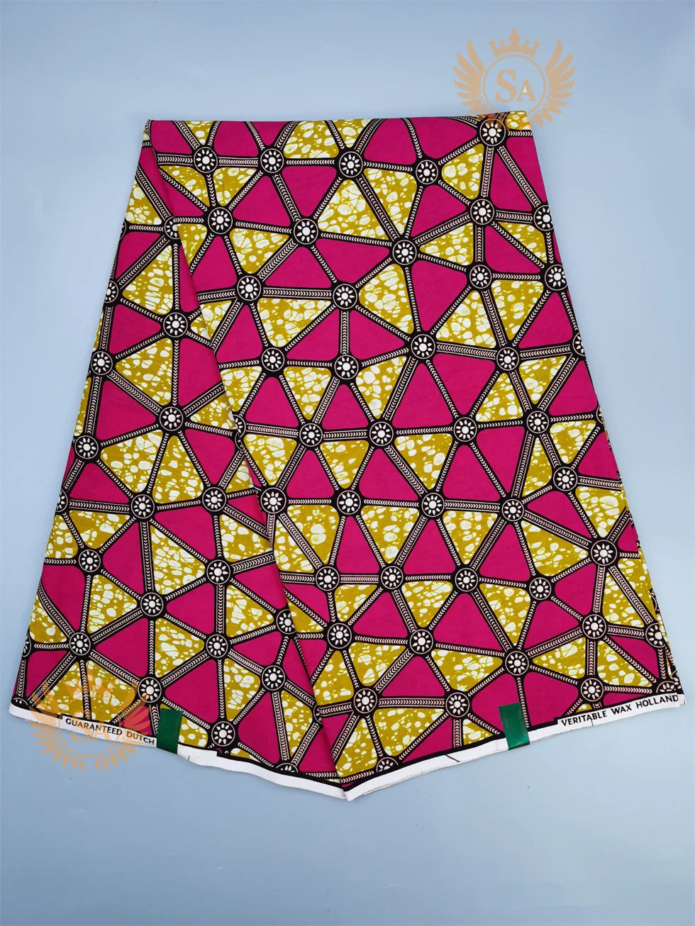 New 100% Cotton Original Real Wax Ankara Fabric 2021 African Print Fabric For Wedding Dress Tissue African Fabric Wax Fabric