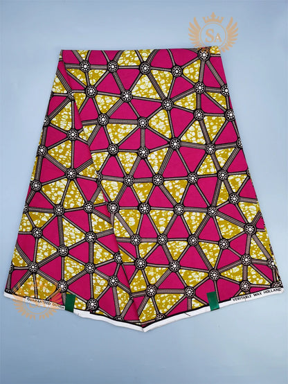 New 100% Cotton Original Real Wax Ankara Fabric 2021 African Print Fabric For Wedding Dress Tissue African Fabric Wax Fabric