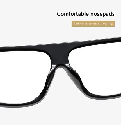 Men Women Anti-fatigue Eye Protection Reading Glasses Anti Blue Light Large Frame Square Designer Magnifiers Presbyopic Glasses