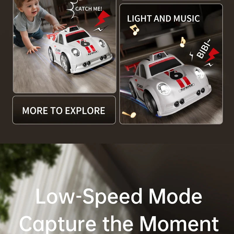 New 2026 Mini RC Car With FPV Camera Wifi With Screen Remote Control Follow Mode 2.4G Drift Car Racing RC Toy Gift For Children