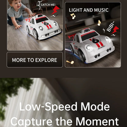 New 2026 Mini RC Car With FPV Camera Wifi With Screen Remote Control Follow Mode 2.4G Drift Car Racing RC Toy Gift For Children