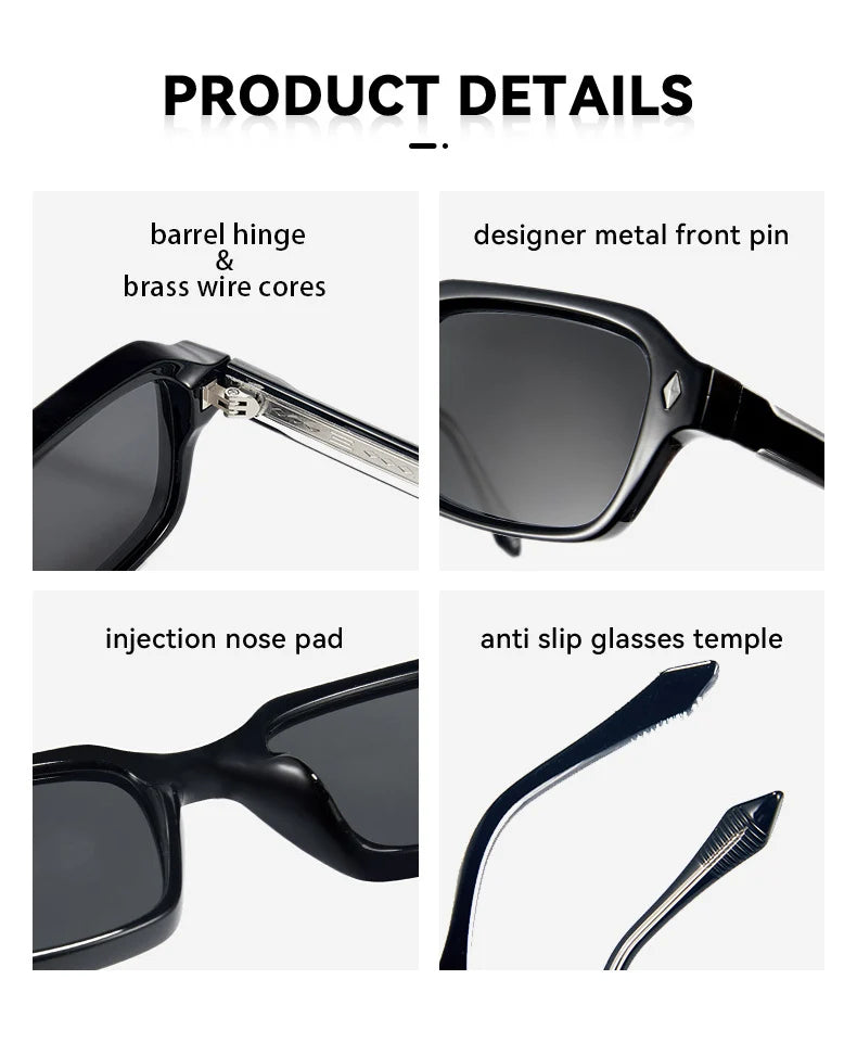 O-Q CLUB Uv400 Polarized Sunglasses Men 2024 Lunette Men's Glasses Women Eyewear Sunglass Luxury Women's Eyepieces Man Lenses