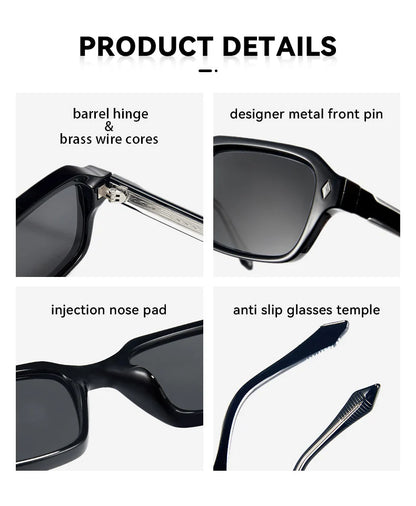 O-Q CLUB Uv400 Polarized Sunglasses Men 2024 Lunette Men's Glasses Women Eyewear Sunglass Luxury Women's Eyepieces Man Lenses