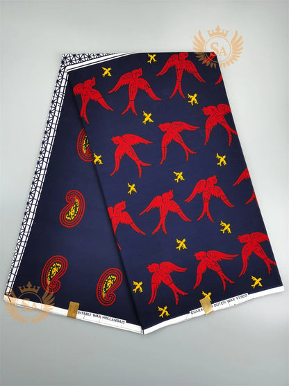 2024 New Hot Sale African Wax Veritable Wax Guaranteed Real High Quality wax print fabric Pagne African Ankara abc