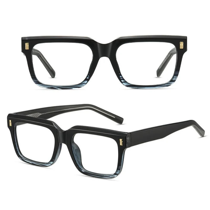 Anti Blue Light Computer Glasses Frame Men Trendy Fashionable Stylish Eyeglasses Classic Spectacles TR90 Eyeglasses for Man