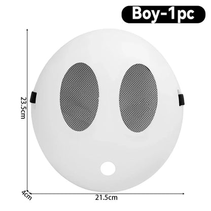 4/1pcs Game Bros Shy Guy Mask Halloween Party Cosplay Costume Unisex Kids Boys Girls Adult Full Face Masks Accessories Props