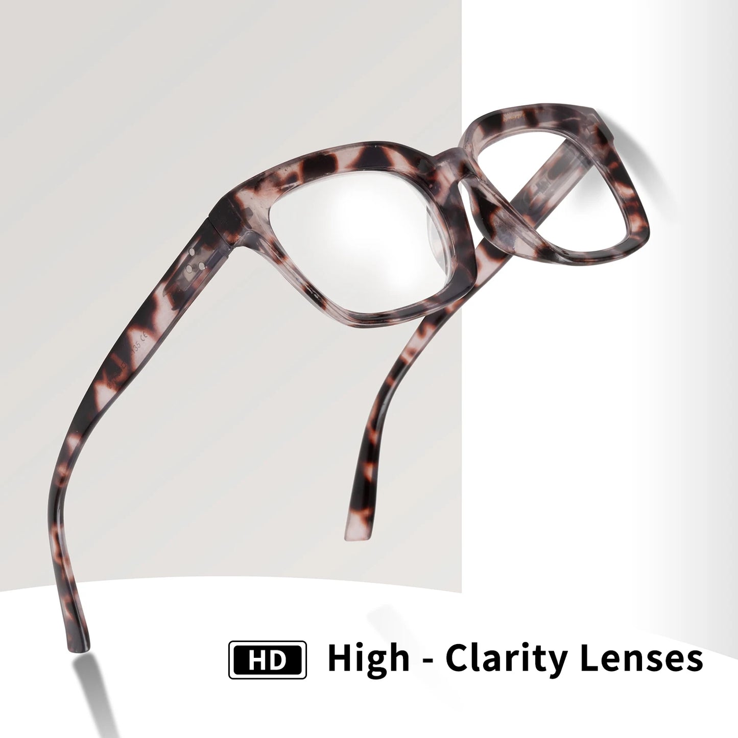 1pc Fashion Square Reading Glasses for Men Women Large Frame Presbyopia Eyeglasses High-definition Eyewear Paerde