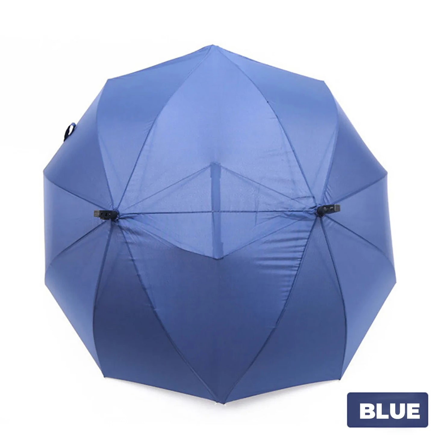 Convenient Umbrella Manual Closing Double Umbrella Large Area Coverage Sun Protection Couple Umbrella Rain-Roof
