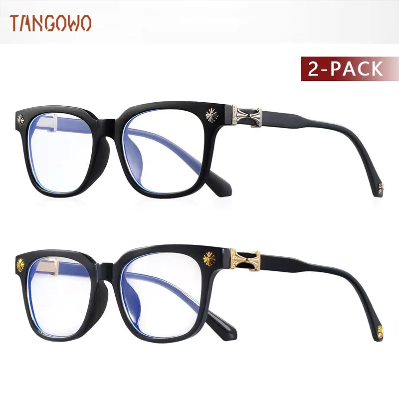 TANGOWO Bulb Light Glasses Man Style Men Sunglasses Women Graduated Lenses to Read Women's Eyepieces for Reading Glass Glasses-3