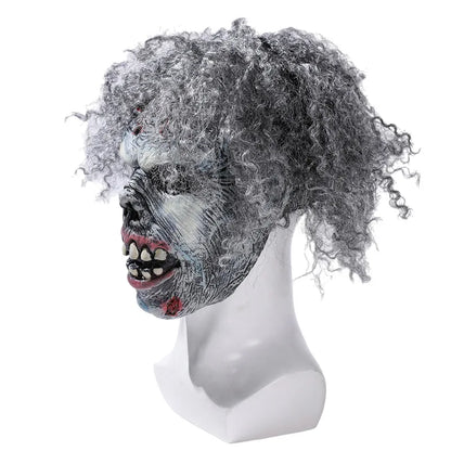Adult Latex Horror Mask Halloween Carnival Classic Style Zombie Clown Funny Face Party Costume Accessories Dance Party Props