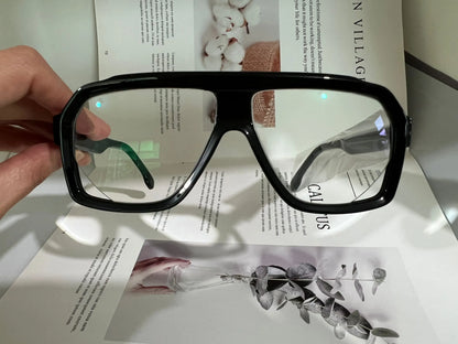 Retro Men Pilot Reading Glasses Fashion Brand Big Frame Anti Blue Light Presbyopia Eyeglasses Women Square Prescription Glasses