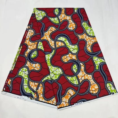 Ankara Fabric African Real Wax Print Cotton 100% New Design 2024 Tissus Wax Africain Patchwork Fabric For Dress 6yard Sales Soft