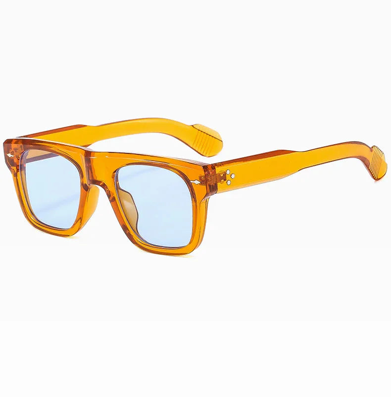 Square Yellow Lens Reading Sunglasses for Men Classic Tinted Prescription Presbyopic Eyewear Outdoor Shade Sun Glasses Readers