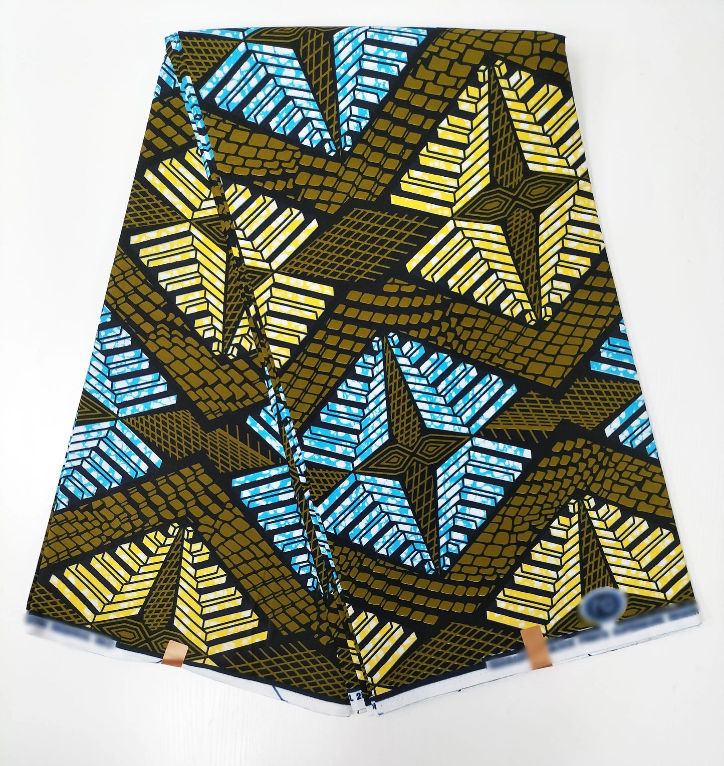 2025 Newest Ankara Real Wax Fabric Guaranteed Veritable African Wax Print Pagne Fabric 100% Cotton 6 Yards Ghana Style Dresses