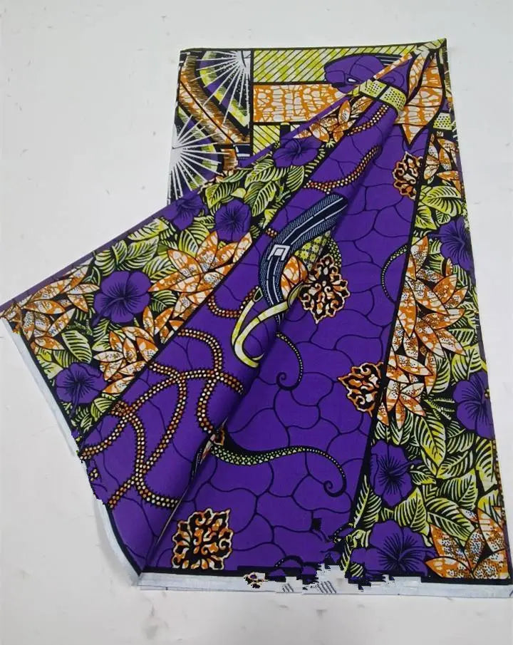 Ankara Wax Fabric 2024 High Quality African Wax Print Fabric 100% Cotton African Guaranteed Veritable Real Wax For Dresses