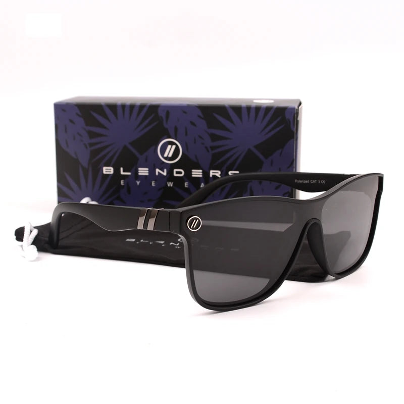 blenders Conjoined lenses Mirror Sunglasses Men Polarized UV Lense Eyewear Vintage Fashion Square Men women Sun Glasses 8803