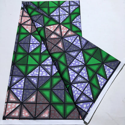 African New Wax Fabric Nigeria Ankara Wax Fabrics Newest Design Block Prints Batik Dutch For Dresses Sewing Cloth Materials