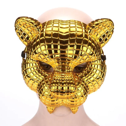 Animal Mask Tiger Lion Costume Stage Performance Props COSPLAY Halloween Costume Accessories Add Mystery