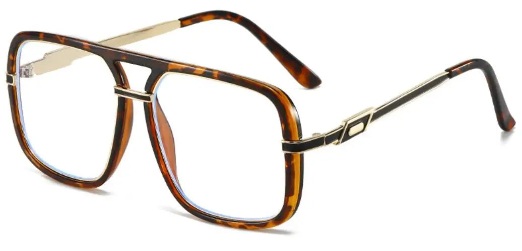Oversize Square Designer Reading Glasses Women Luxury Brand Double Bridge Prescription Blocking Blue Light Presbyopic Eyeglasses