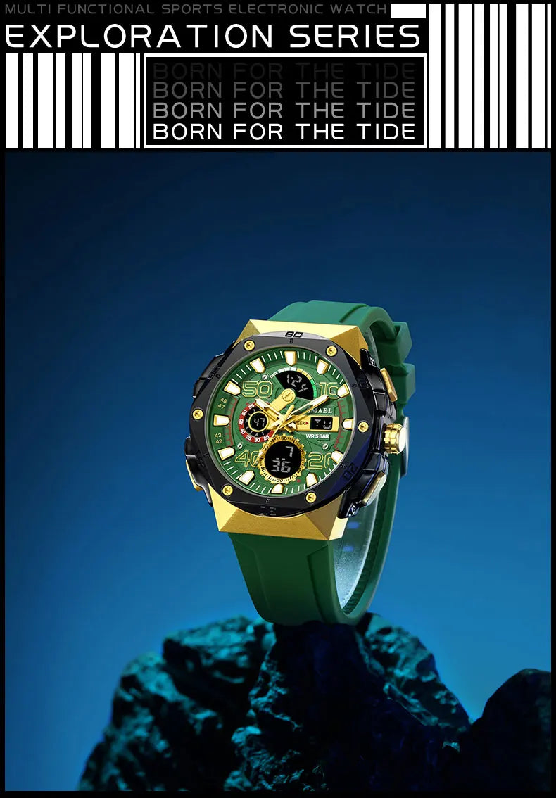 SMAEL Brand 8113 Waterproof Dropshipping Watch Alarm Clock night light Young Fashion business Quartz Sport Wristwatches