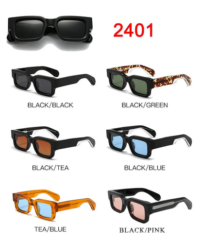 2025 New Edition Polarized Sunglasses Cross-Border 2401 Retro Trending Unisex Fashion Polarized Eyewear