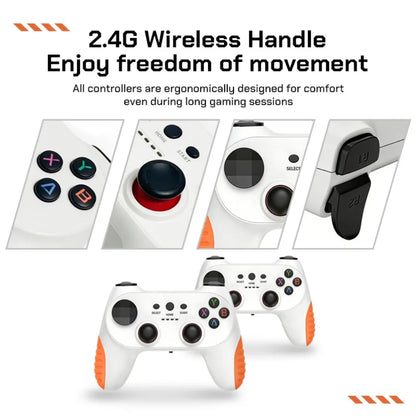 2026 New 128G X10 PRO GameStick 4K Video Game Console 3D Games Built-In 50K Games 40+ Emulators Retro Games Dual 2.4G Controller