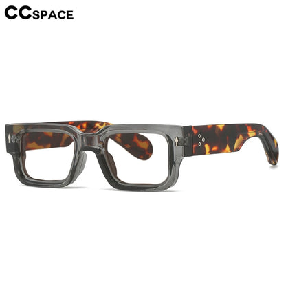 Luxury Brand Square Reading Glasses Men Women Retro Rivet Resin Optical Presbyopic Eyeglasses Custom Diopter +50~+600 #302032
