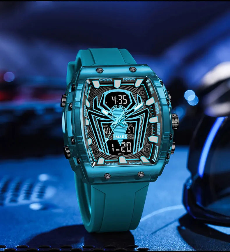 SMAEL Brand 8116 Waterproof Dropshipping Watch Alarm Clock Luminous Young Fashion business Quartz Sport Wristwatches