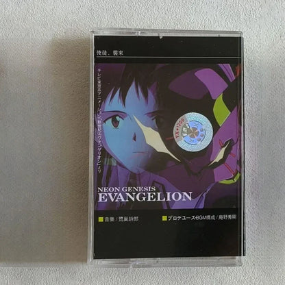 Evangelion Music Tape Anime Ikari Shinji Evangelion-01 Music Walkman Cassettes Cartoon Soundtracks Box Walkman Tape Collectible
